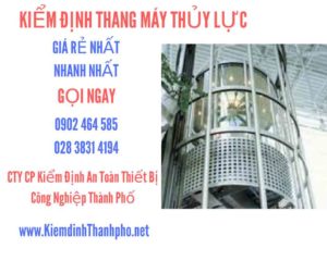 Hình ảnh kiểm định Thang máy thuỷ lực