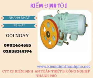 Hình ảnh kiểm định Tời