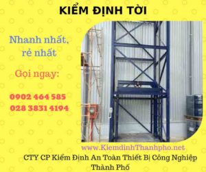 Hình ảnh kiểm định Tời