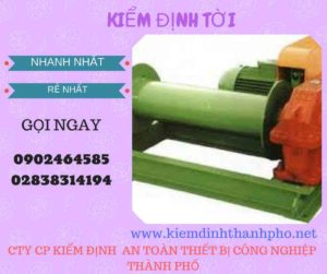 Hình ảnh kiểm định Tời