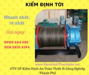 Hình ảnh kiểm định Tời