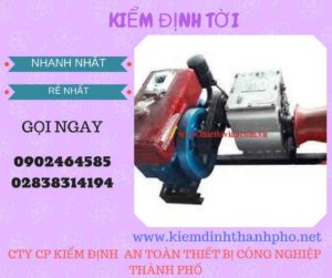 Hình ảnh kiểm định Tời