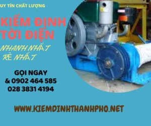 Hình ảnh kiểm định Tời điện