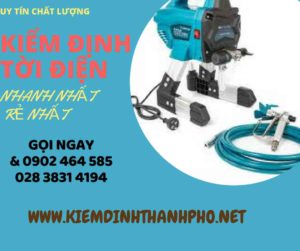 Hình ảnh kiểm định Tời điện