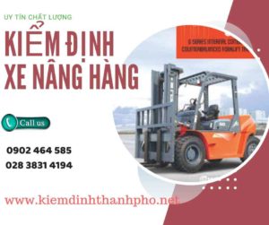 Hình ảnh kiểm định Xe nâng hàng