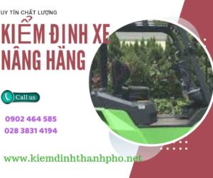 Hình ảnh kiểm định Xe nâng hàng