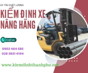 Hình ảnh kiểm định Xe nâng hàng