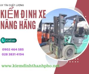 Hình ảnh kiểm định Xe nâng hàng