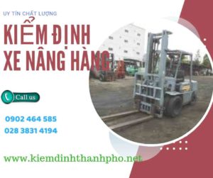 Hình ảnh kiểm định Xe nâng hàng