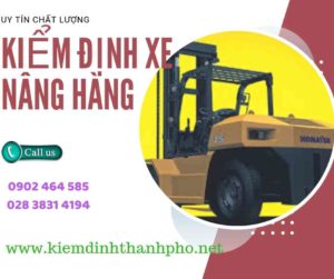 Hình ảnh kiểm định Xe nâng