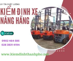 Hình ảnh kiểm định Xe nâng