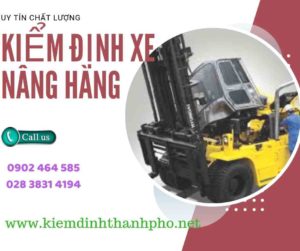 Hình ảnh kiểm định Xe nâng