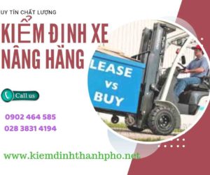 Hình ảnh kiểm định Xe nâng