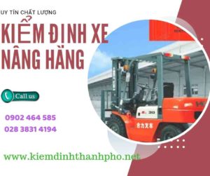 Hình ảnh kiểm định Xe nâng