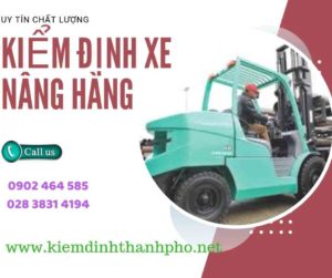 Hình ảnh kiểm định Xe nâng