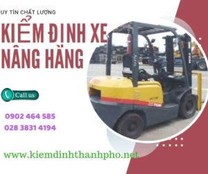 Hình ảnh kiểm định Xe nâng