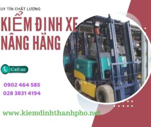 Hình ảnh kiểm định Xe nâng