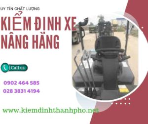 Hình ảnh kiểm định Xe nâng