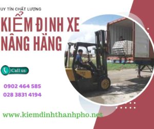 Hình ảnh kiểm định Xe nâng