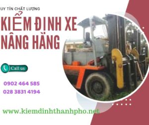 Hình ảnh kiểm định Xe nâng