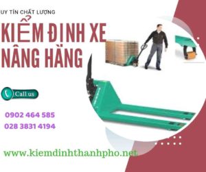 Hình ảnh kiểm định Xe nâng