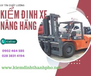 Hình ảnh kiểm định Xe nâng