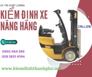 Hình ảnh kiểm định Xe nâng