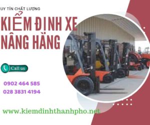 Hình ảnh kiểm định Xe nâng