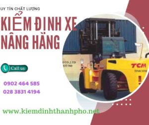 Hình ảnh kiểm định Xe nâng