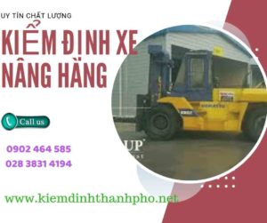 Hình ảnh kiểm định Xe nâng