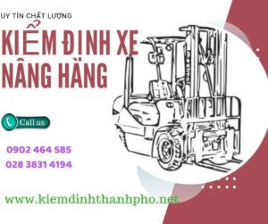 Hình ảnh kiểm định Xe nâng