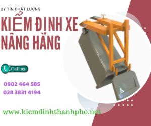 Hình ảnh kiểm định Xe nâng