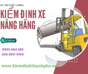 Hình ảnh kiểm định Xe nâng