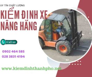 Hình ảnh kiểm định Xe nâng