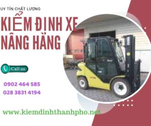 Hình ảnh kiểm định Xe nâng