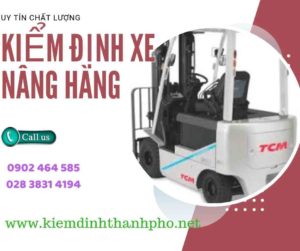 Hình ảnh kiểm định Xe nâng