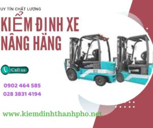 Hình ảnh kiểm định Xe nâng