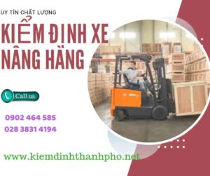 Hình ảnh kiểm định Xe nâng