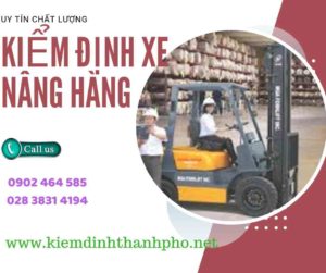 Hình ảnh kiểm định Xe nâng