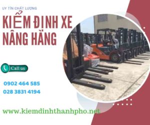 Hình ảnh kiểm định Xe nâng