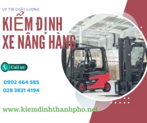 Hình ảnh kiểm định Xe nâng hàng