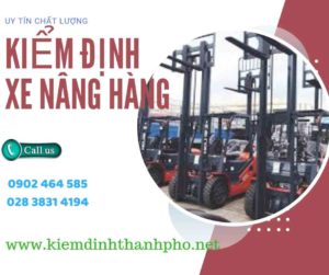 Hình ảnh kiểm định Xe nâng hàng