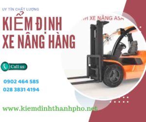 Hình ảnh kiểm định Xe nâng hàng