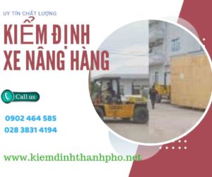 Hình ảnh kiểm định Xe nâng hàng