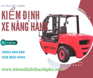 Hình ảnh kiểm định Xe nâng hàng