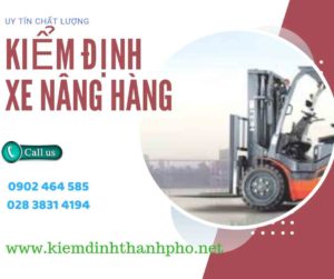 Hình ảnh kiểm định Xe nâng hàng