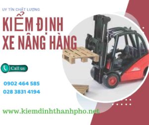 Hình ảnh kiểm định Xe nâng hàng