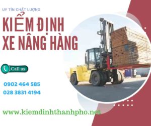 Hình ảnh kiểm định Xe nâng hàng