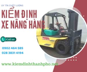 Hình ảnh kiểm định Xe nâng hàng