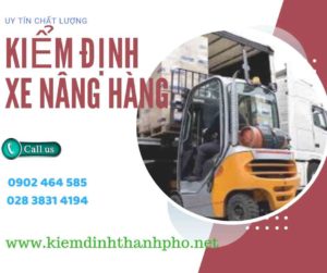 Hình ảnh kiểm định Xe nâng hàng